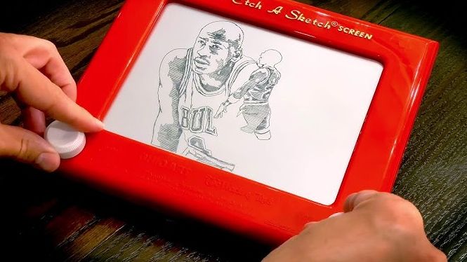 Which 1960 icon allowed for infinite sketching—and a quick shake to erase the evidence?