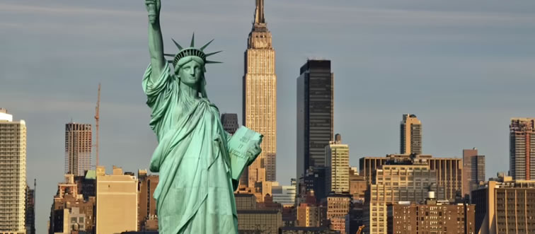 Which founding figure took the first oath as U.S. President?